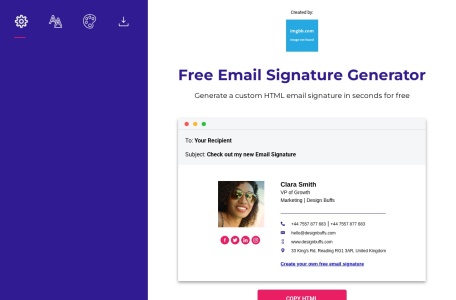 电子邮件签名生成器