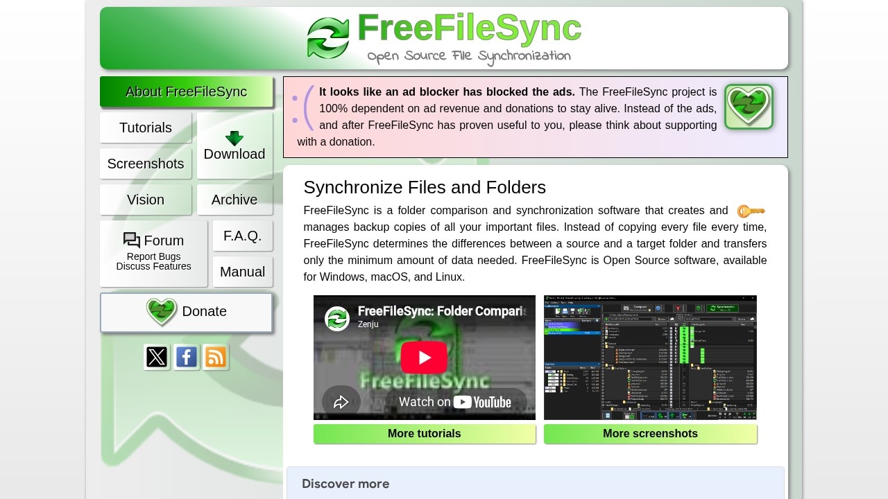 FreeFileSync文件同步与比较
