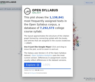 Open Syllabus: Galaxy
