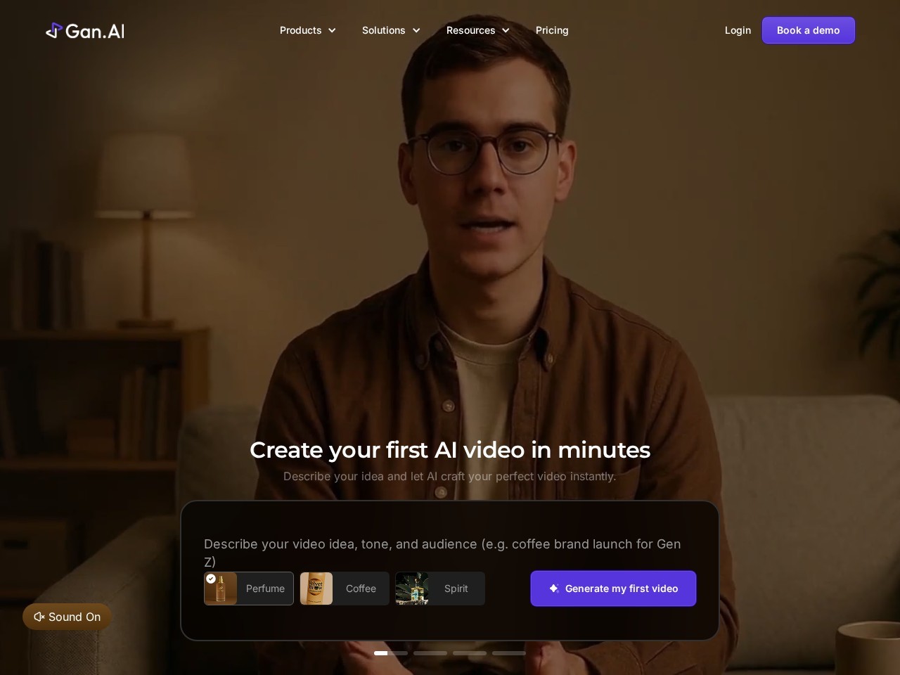 Gan.ai – 发送个性化真人视频给数百万人