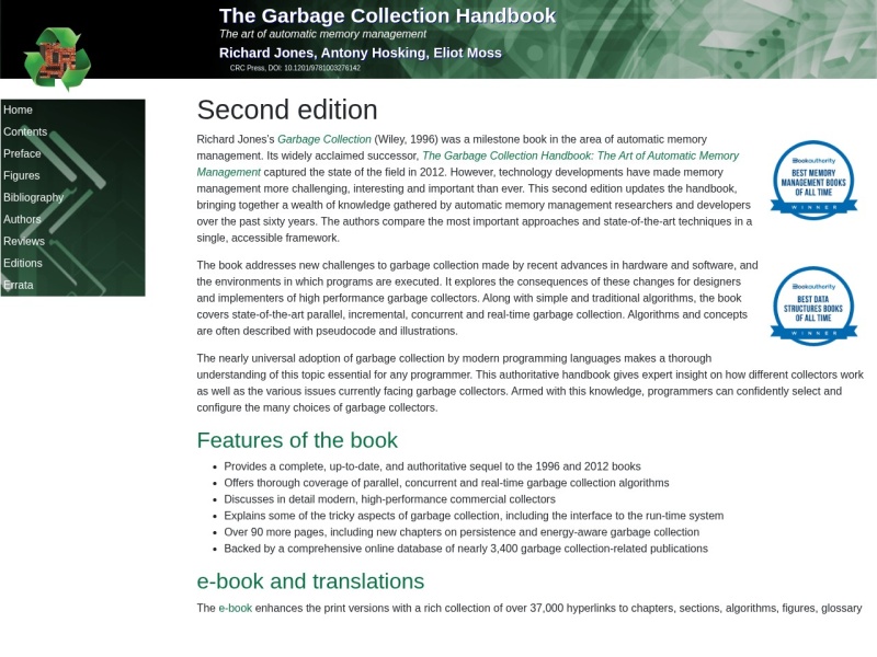 The Garbage Collection Handbook (2nd Ed)