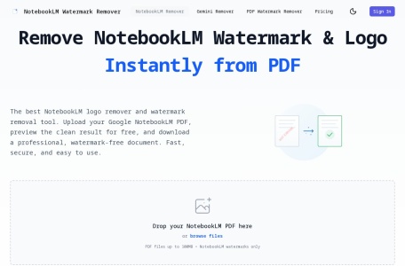 NotebookLM Watermark Remover