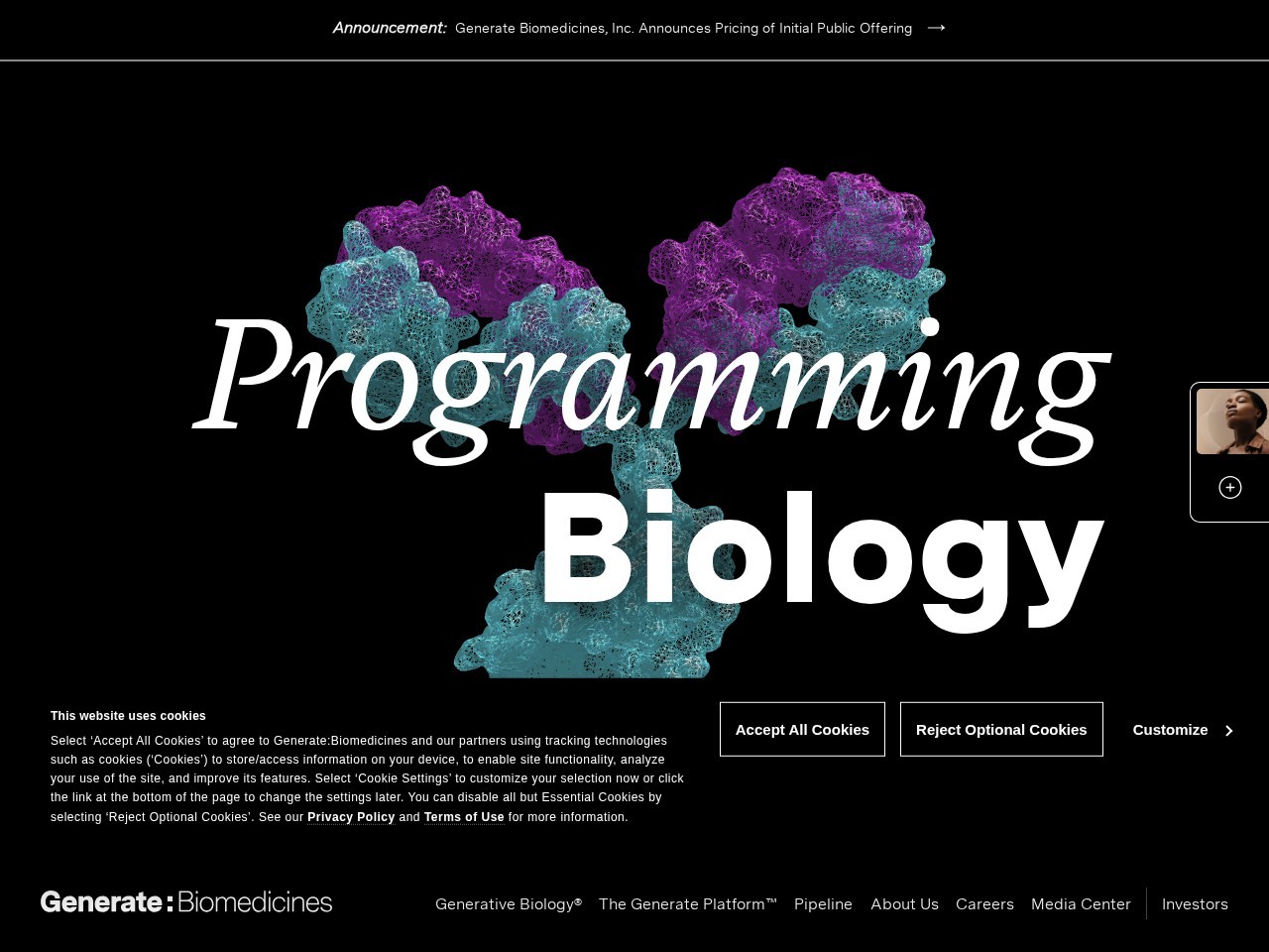 Generate:Biomedicines