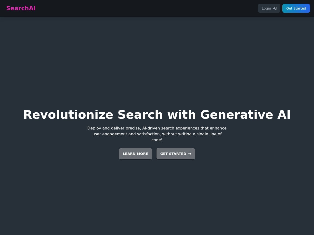 GenSearch – AI 驱动搜索引擎构建工具