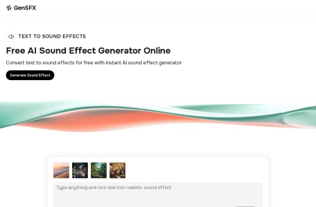 GenSFX - AI 音效生成器