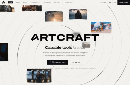 ArtCraft – 开源免费Adobe替代创意套件
