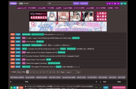 GGBases GalGame 磁力仓库