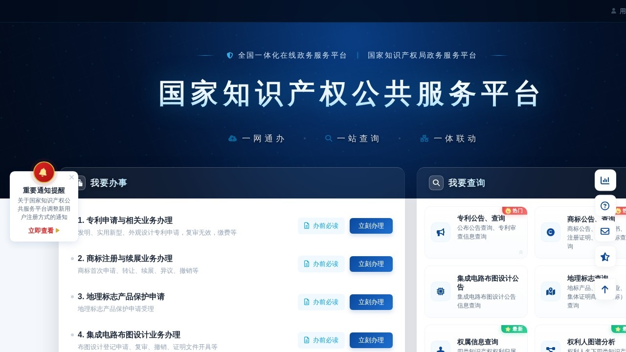 国家知识产权公共服务平台