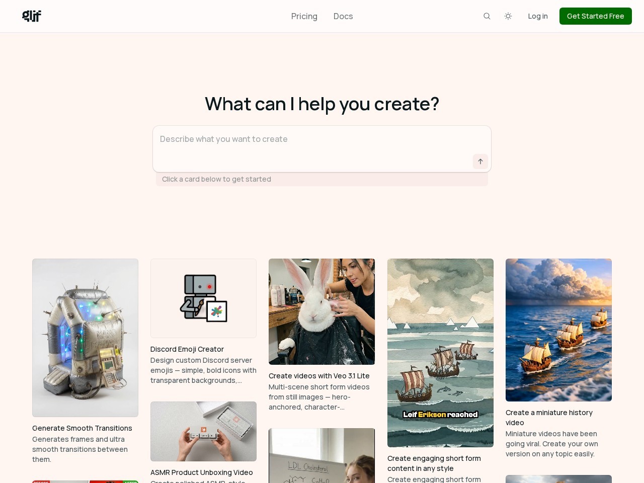Glif – 无代码AI工具构建平台
