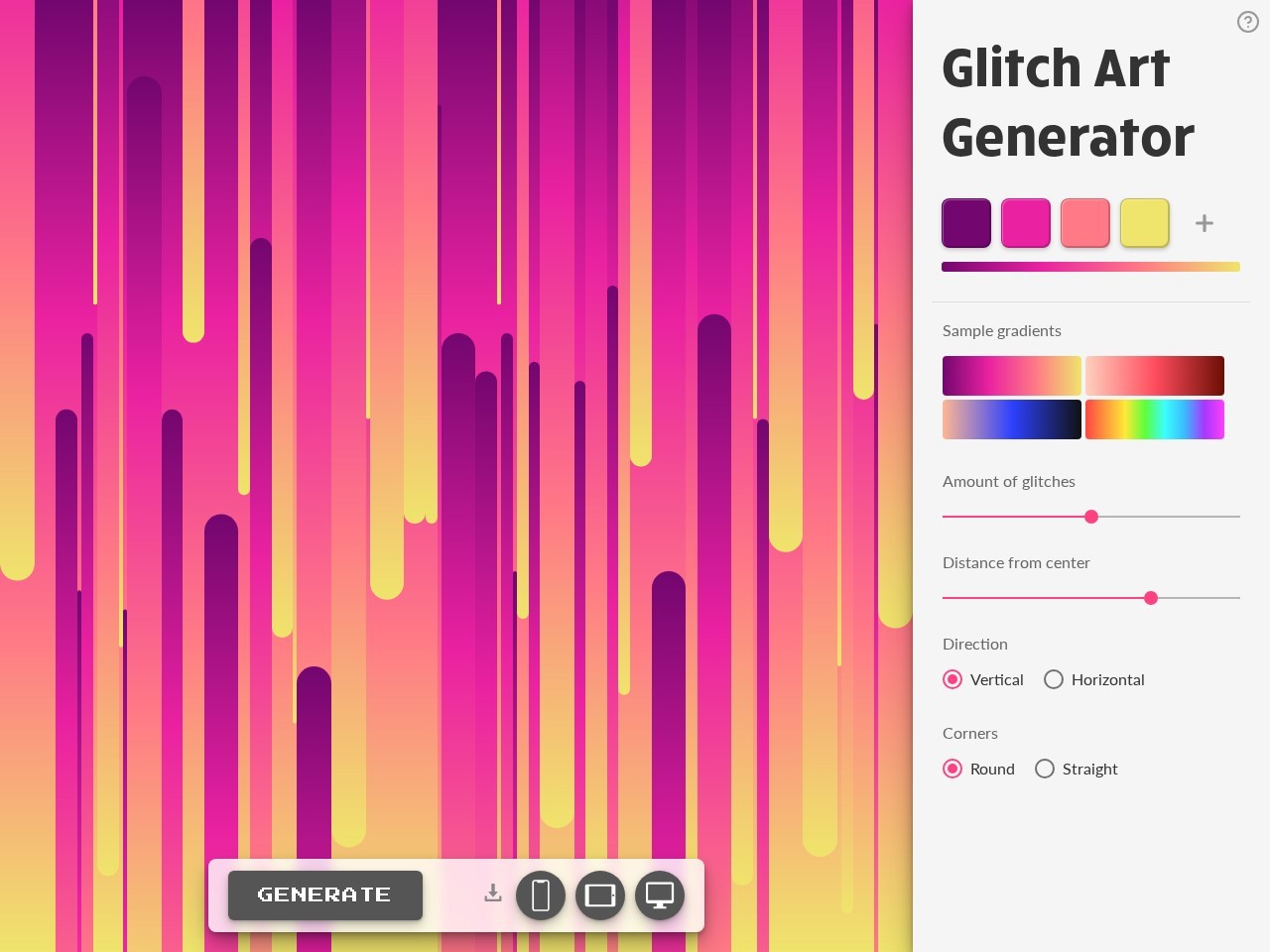 Glitch Art Generator