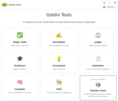 Goblin Tools