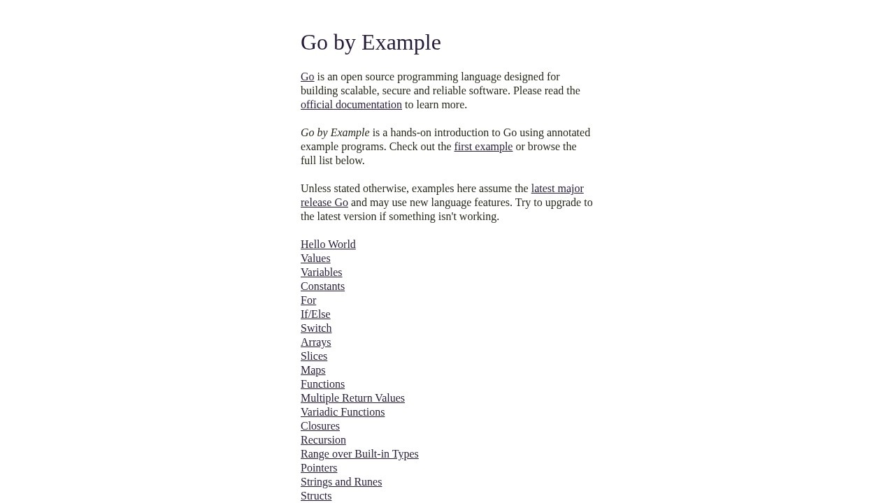 Go by Example
