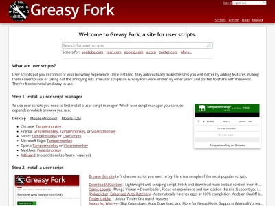 Greasy Fork