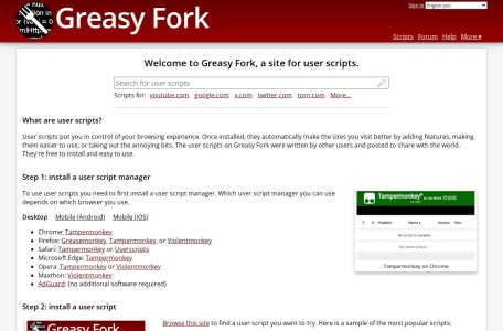 Greasy Fork 油猴脚本