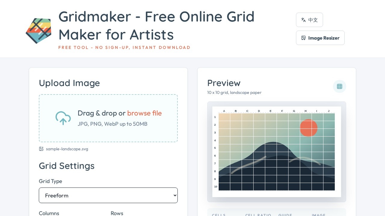 Grid Maker Online