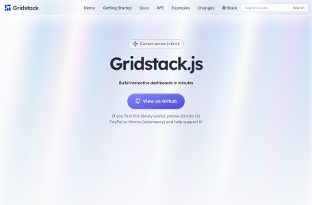 Gridstack.js-我爱网址导航