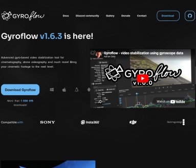 Gyroflow – 一款为视频增强稳定的工具
