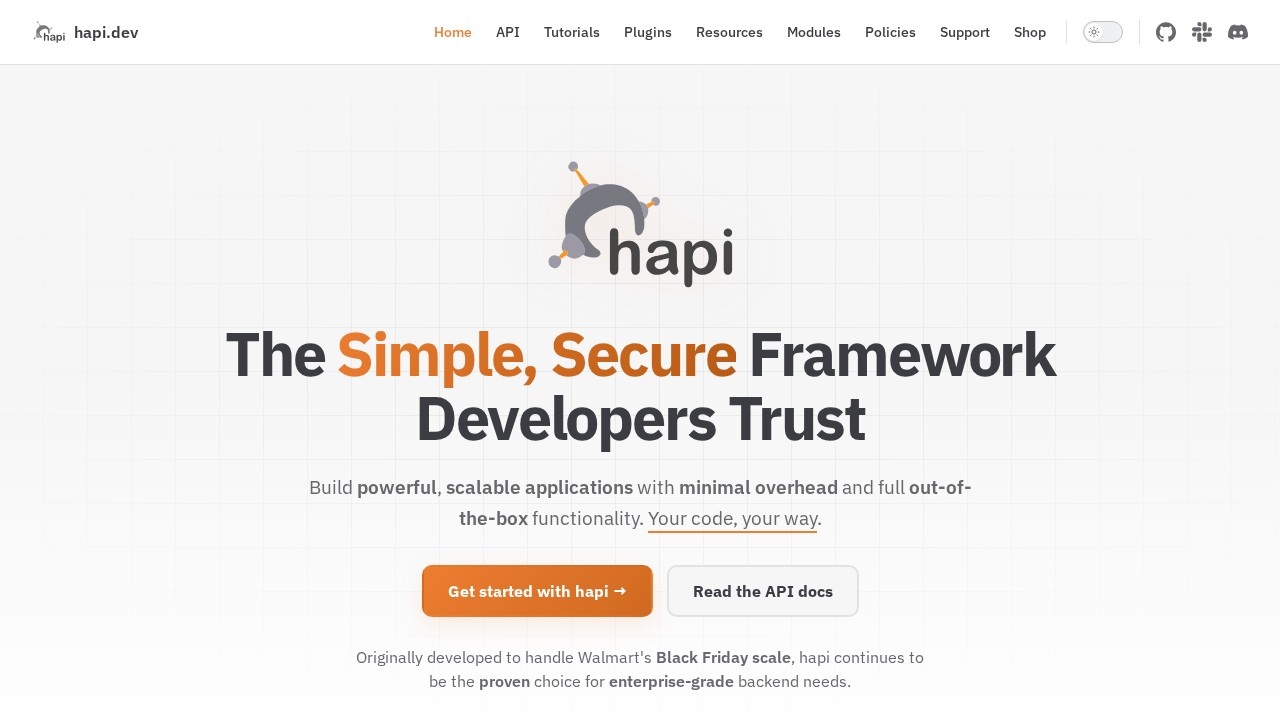 Hapi Node.js服务端框架