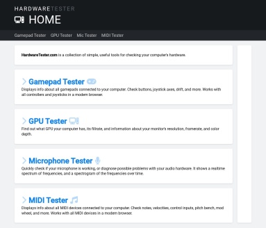 Gamepad Tester
