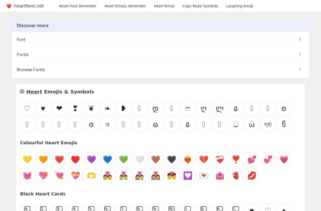 Heart Font