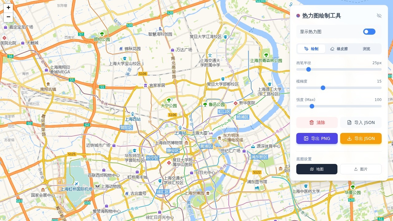在线热力图绘制工具