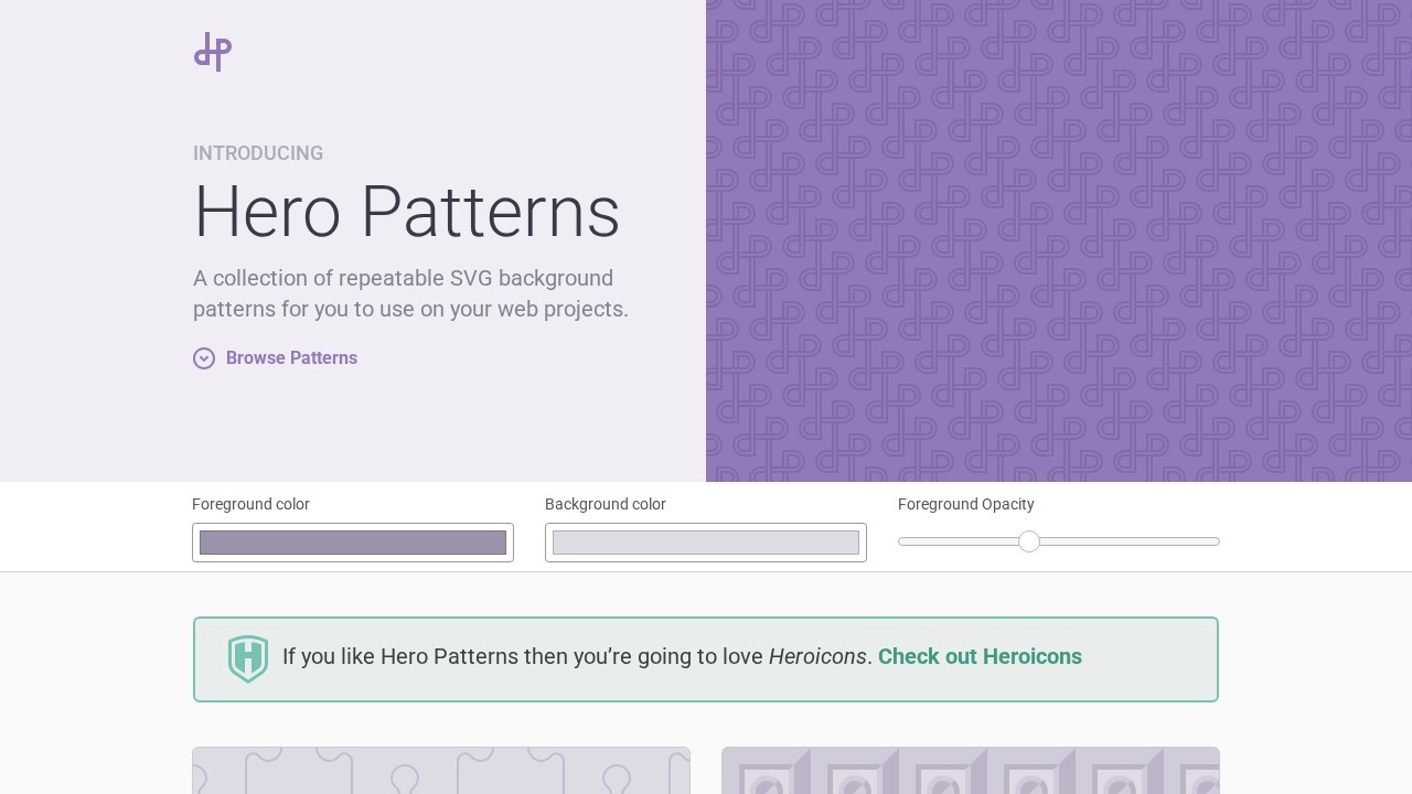 Hero Patterns