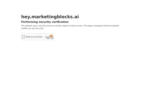 MarketingBlocks ai