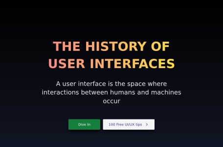 The History of User Interfaces