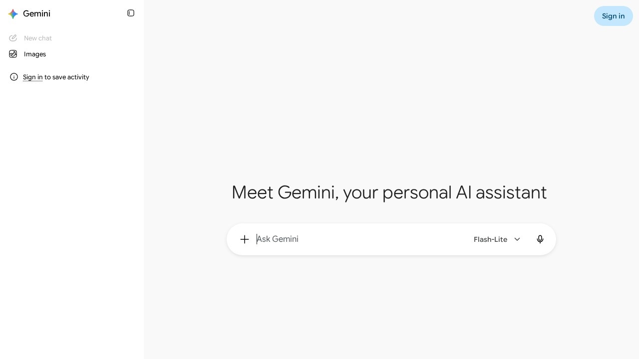 Google Gemini AI 助理