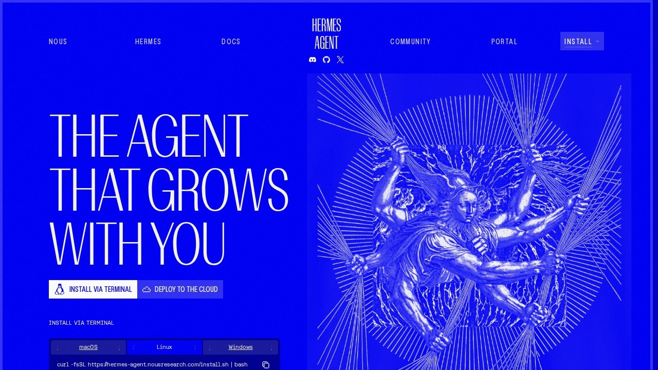 Hermes Agent — The Agent That Grows With You