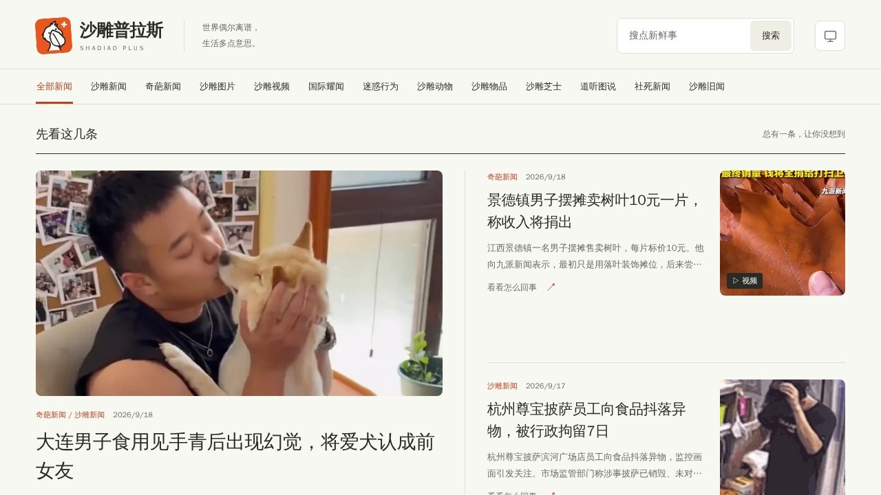 沙雕新闻