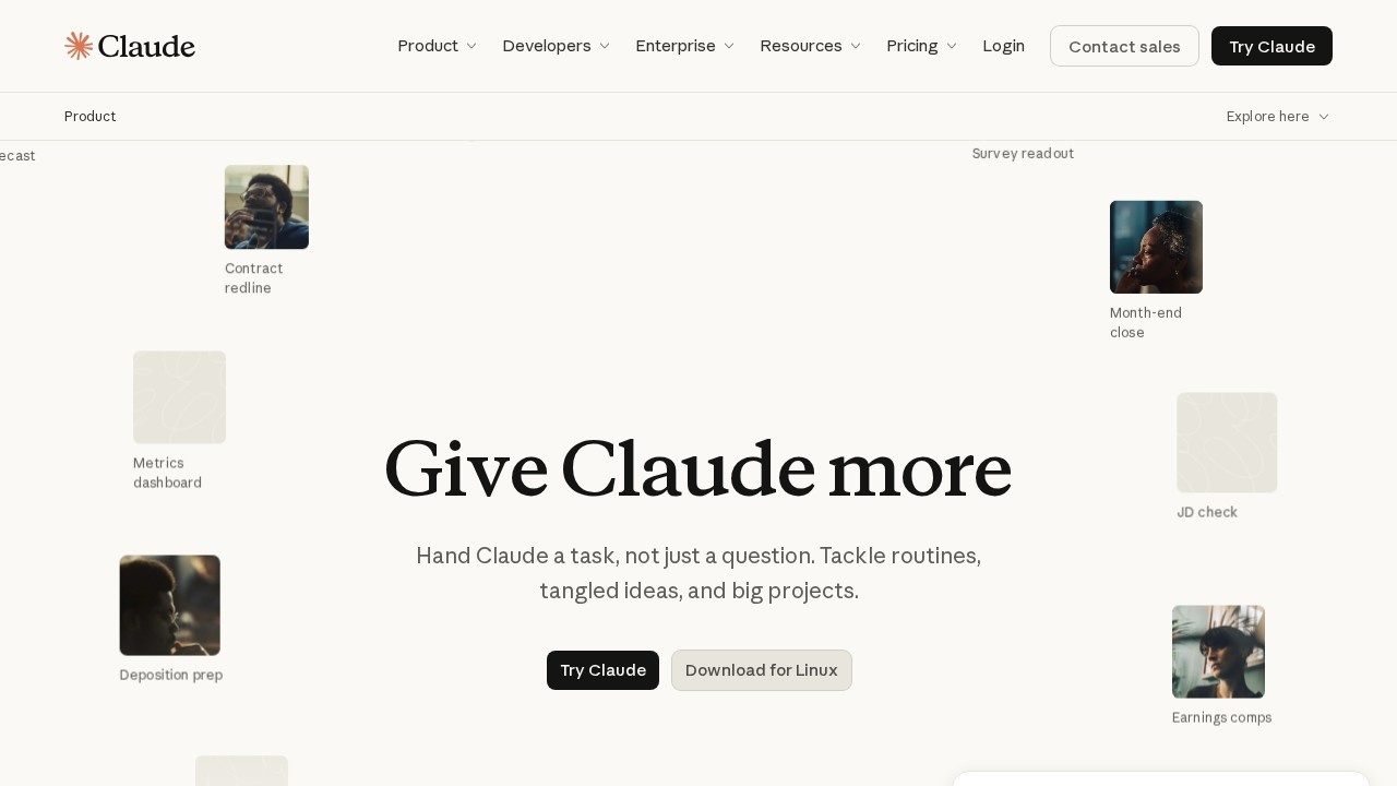 Claude by Anthropic：工作AI助手