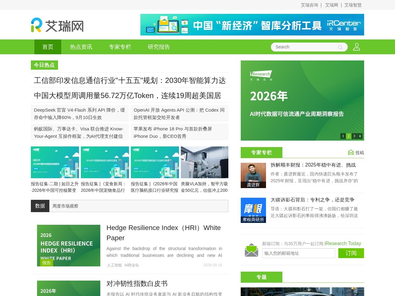 艾瑞网