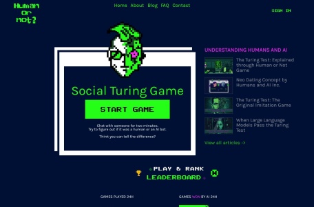 Human or Not: A Social Turing Game