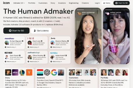 Icon: AI-Generated Influencer Ads