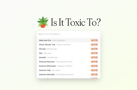 Is It Toxic To?