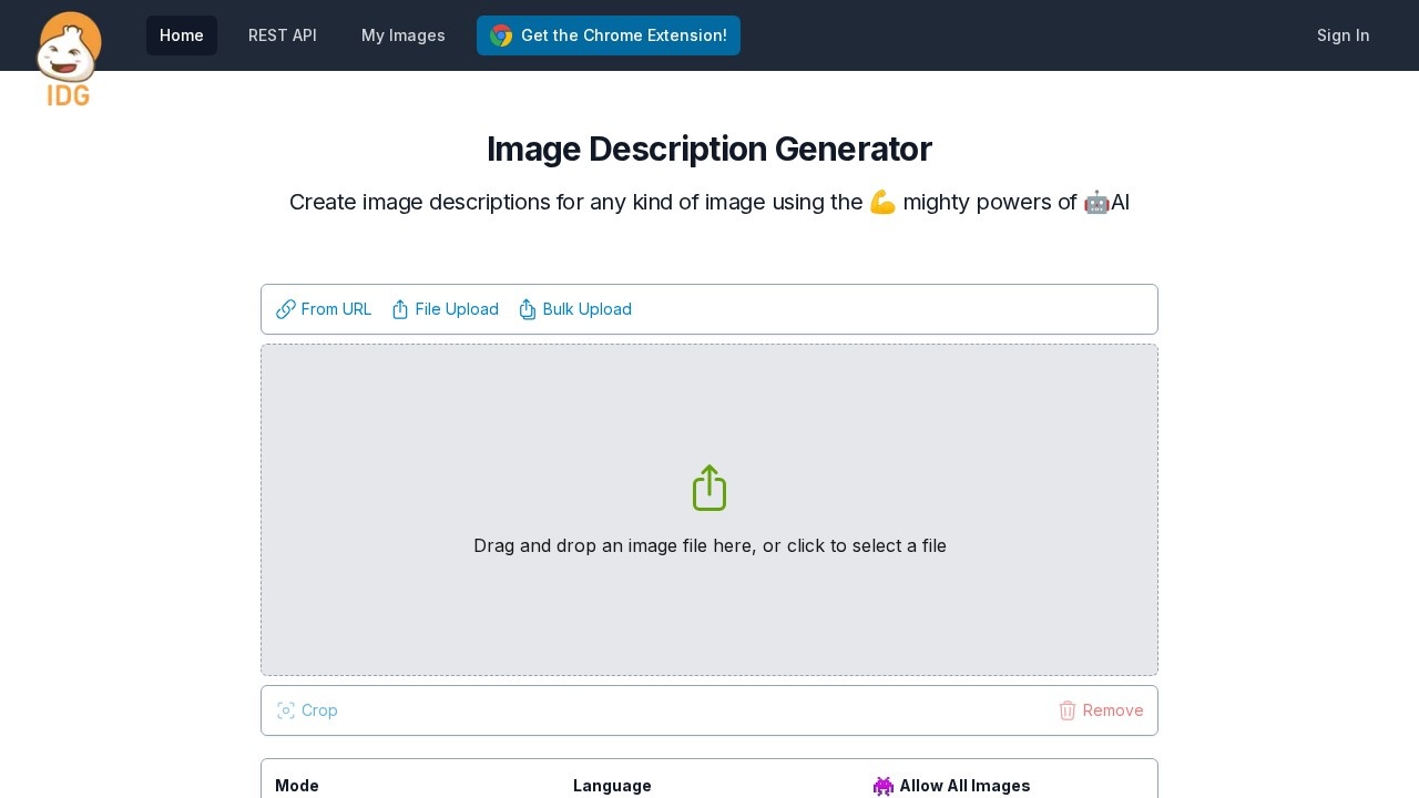 Image Description Generator