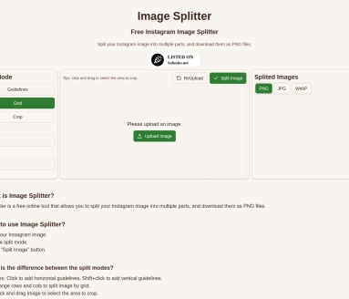 Image Splitter九宫格切图工具
