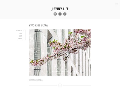 JiaYin’s Life