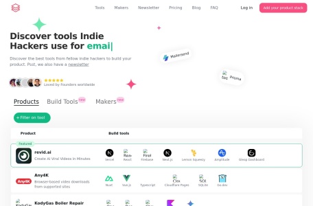 Indie Hacker Stacks