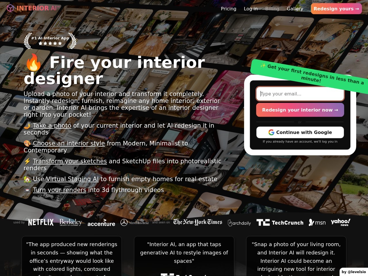 Interior AI官网 – 人工智能图像生成器平台