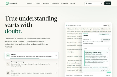 InterStand Chrome AI Reading Assistant