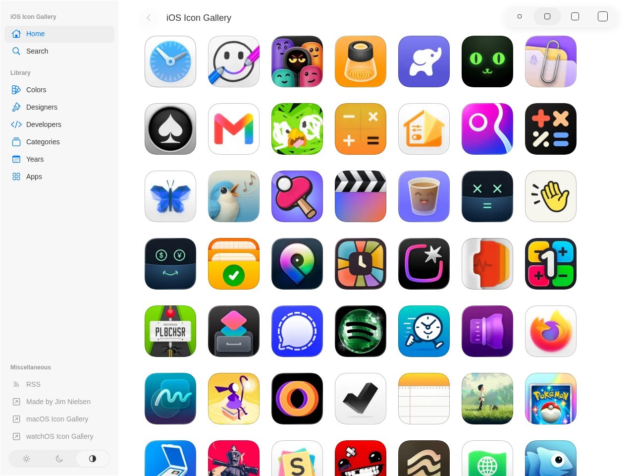 iOS Icon Gallery