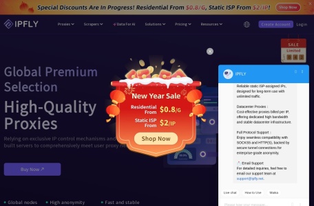 IPFLY全球住宅代理