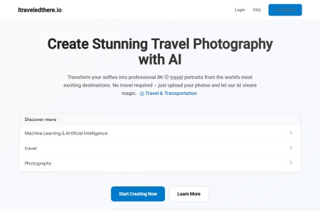 AI Travel Selfies