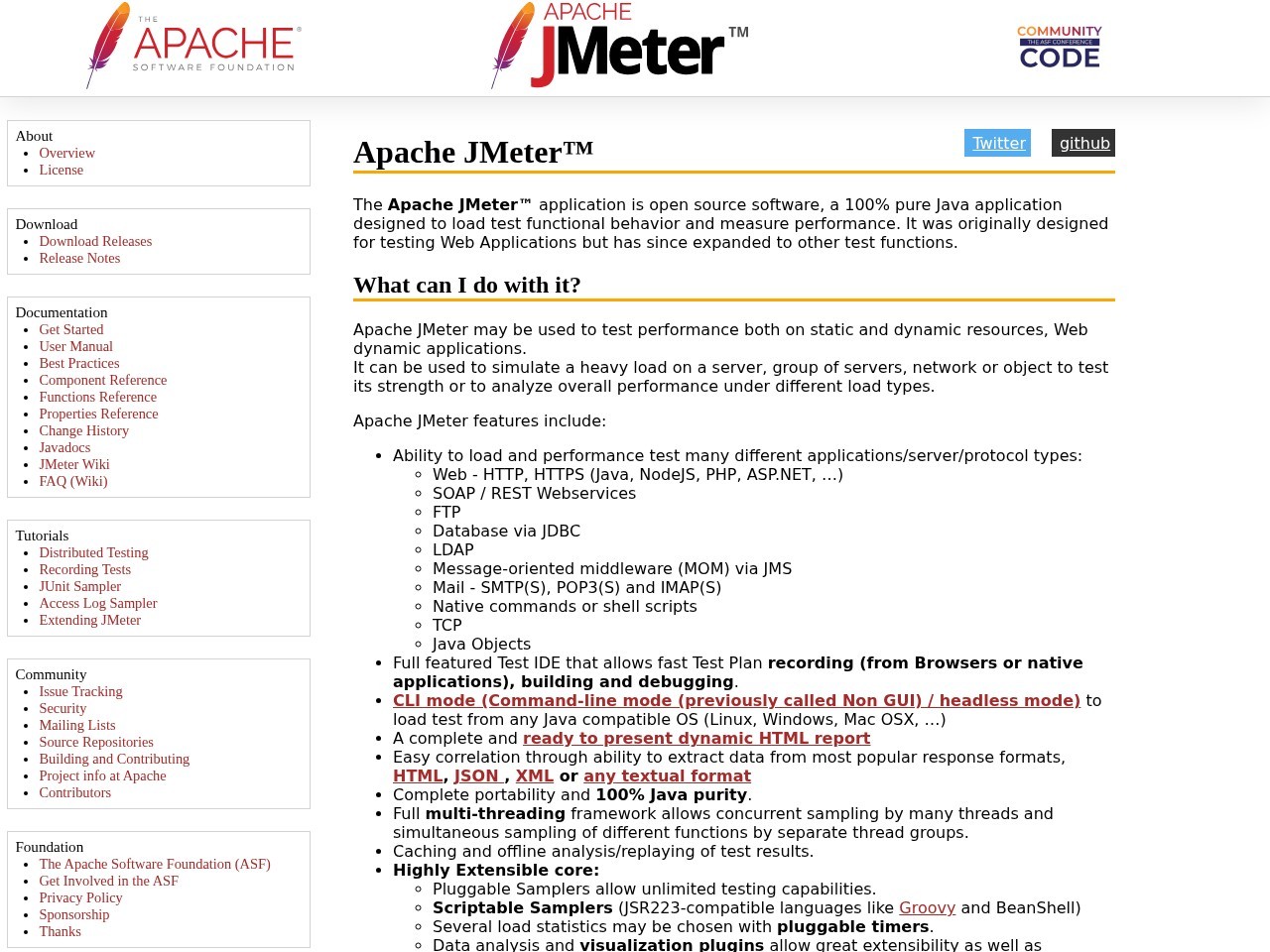 Apache JMeter（开源免费）