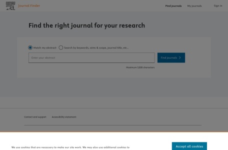 ElsevierJournal Finder