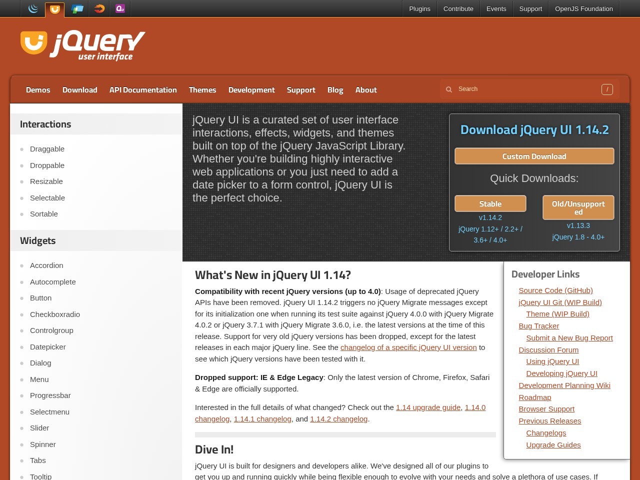 jQuery UI