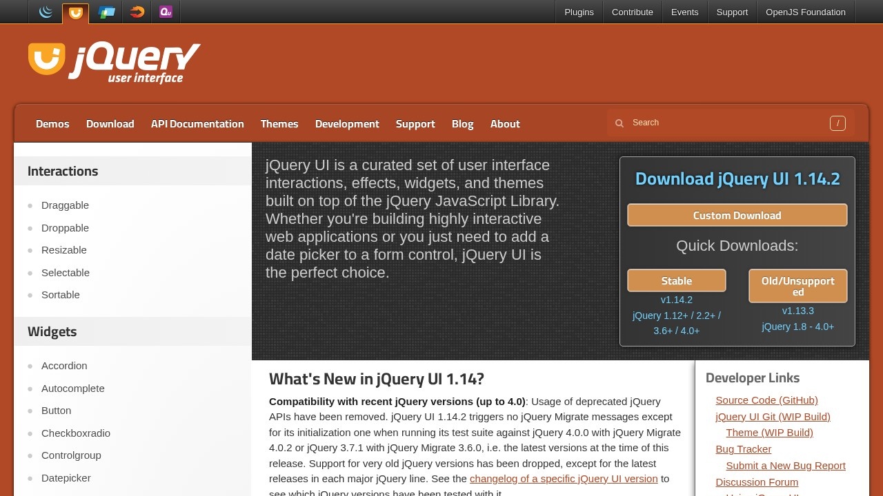 jQuery UI