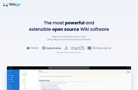 Wiki.js-我爱网址导航